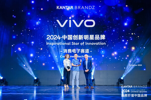vivo首登2024凯度BrandZ最具价值中国品牌100强,科技与人文关怀并重